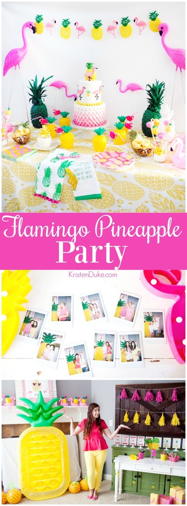 Flamingo Pineapple Party
