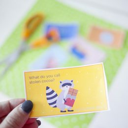 chocolate jokes lunch notes for kids