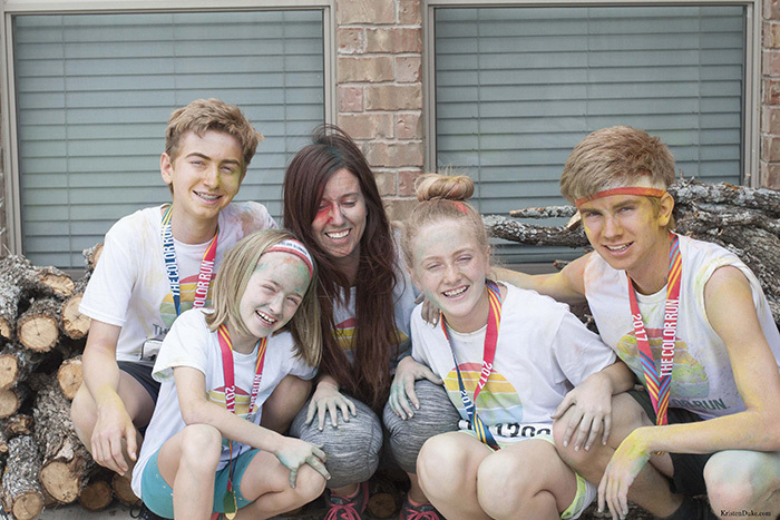 after the color run