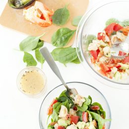 Avocado Lime shrimp salad
