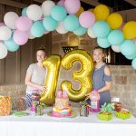 13th birthday party balloons