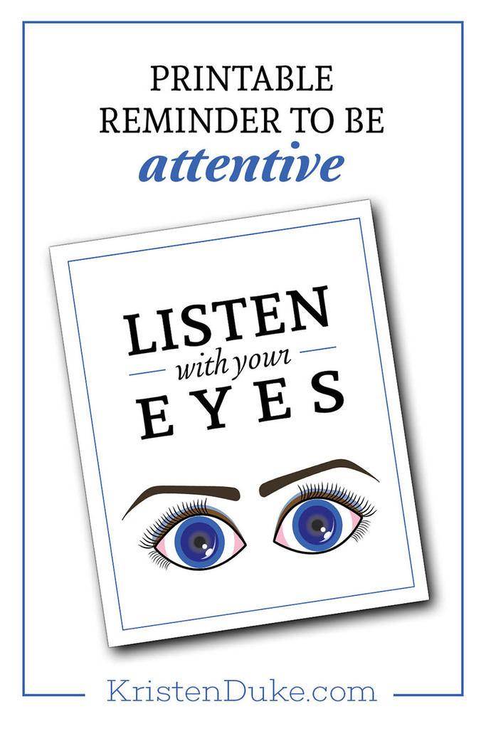 Listen with your Eyes