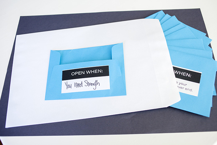 Printable open when letters